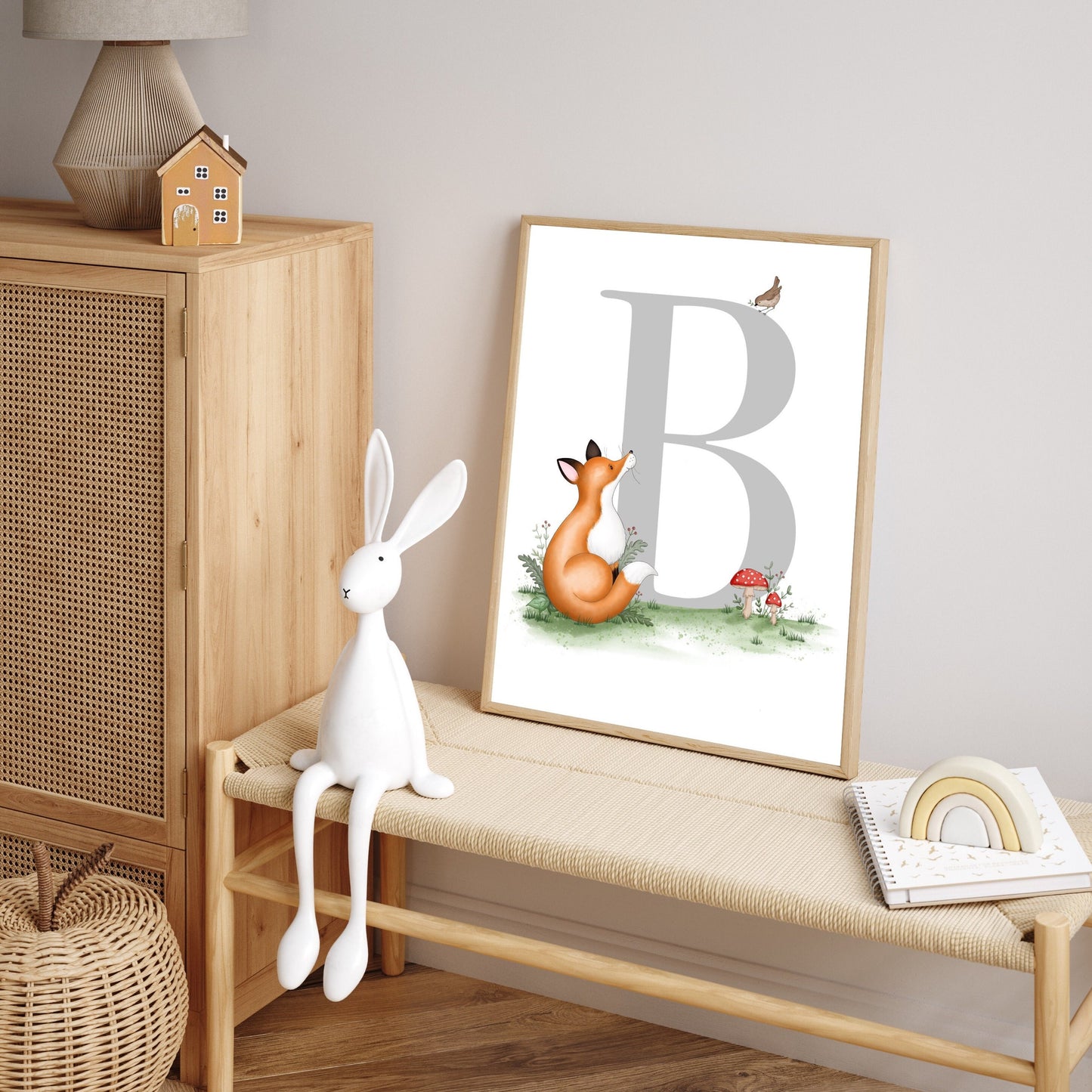 Fox Initial Print
